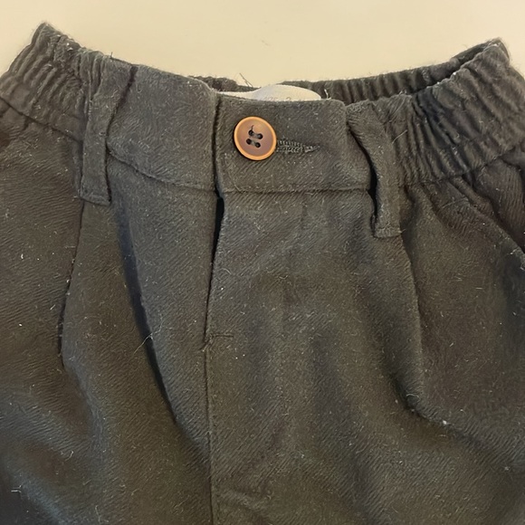 Zara - Warm Touch Pleated Chino Pants - Black - Size 3-4T - Picture 4 of 4
